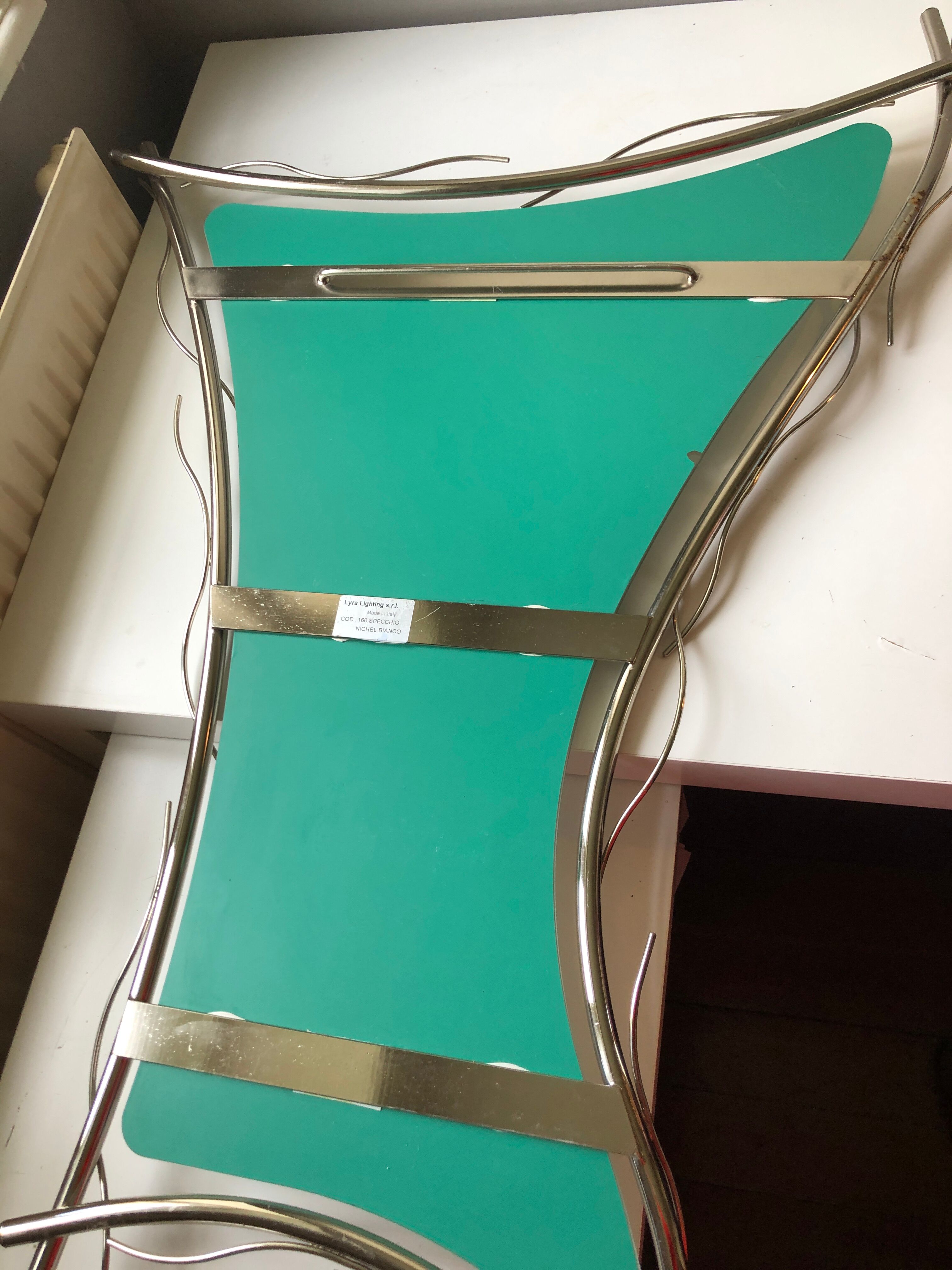 Miroir forme libre 1970 Italie, 98x66 cm