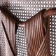 Paire de paravents en rotin