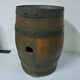 Ancien tonneau en bois et fer vin