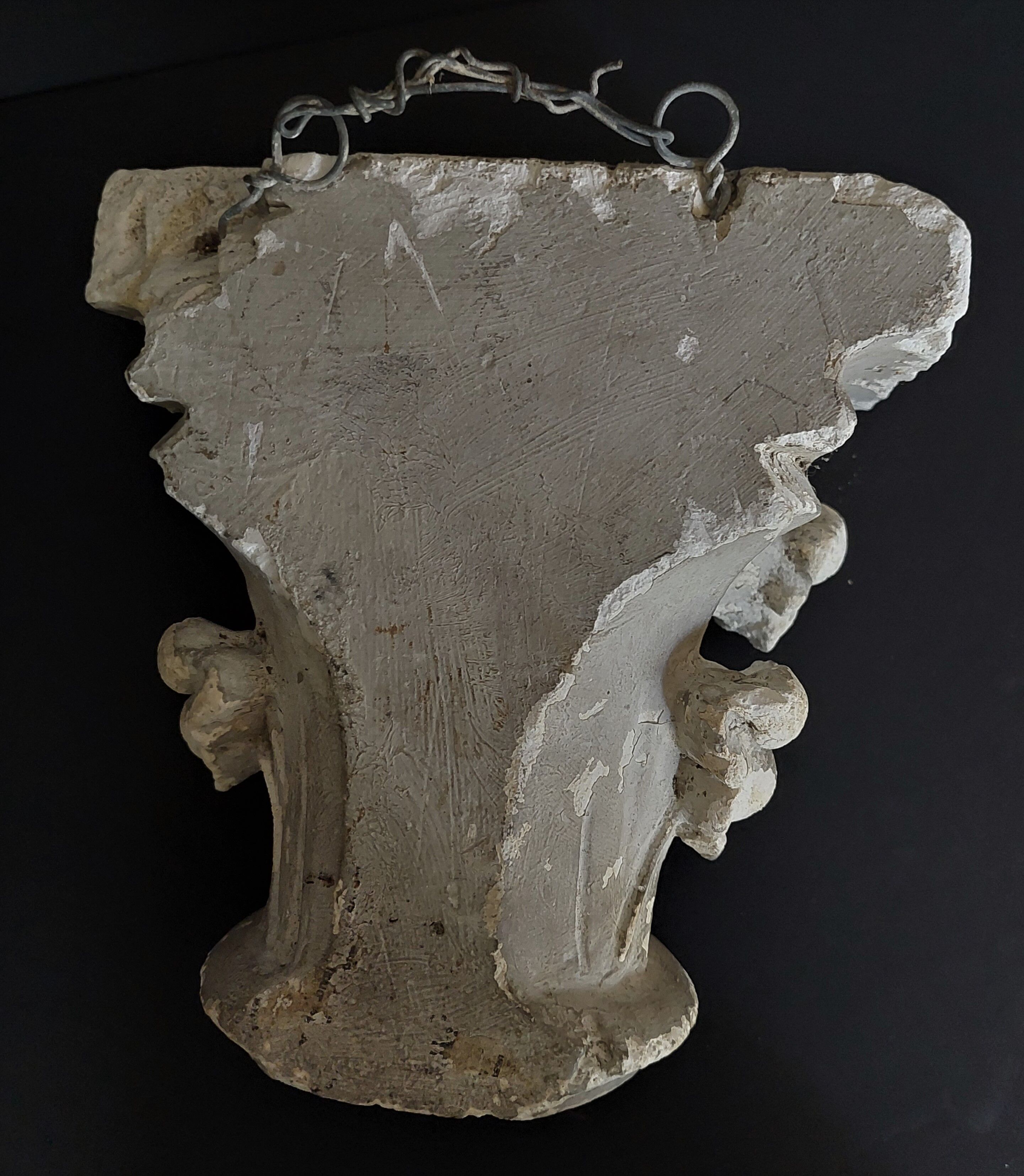 Architectural element plaster capital nineteenth century