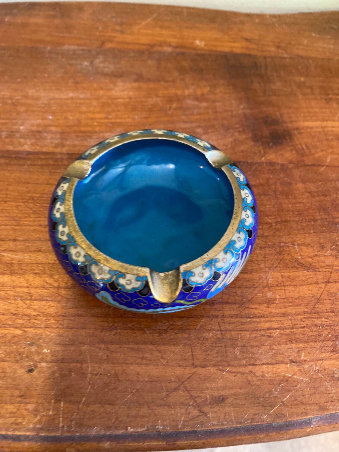 Cloisonné ashtray