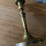 Old brass candle holder