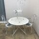 Wrought iron garden lounge