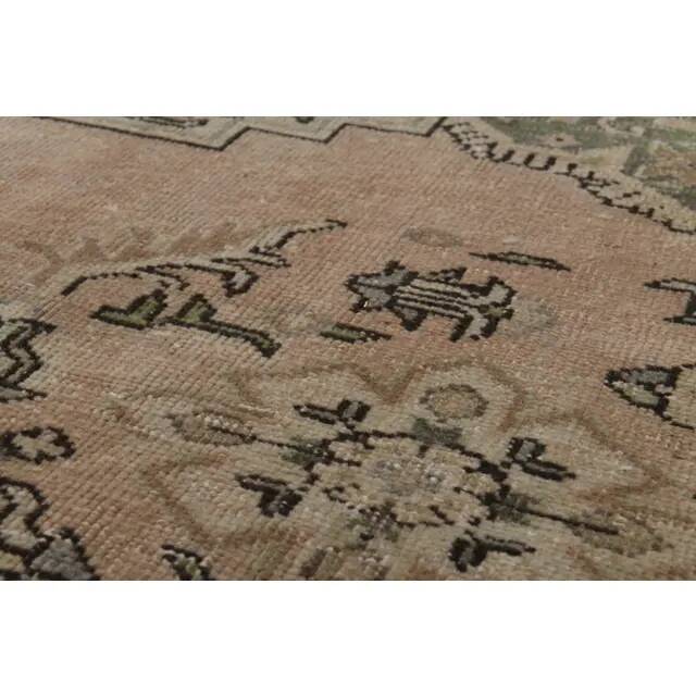 1970s Vintage Persian Handmade  Orange Oversized Area Rug 286x387