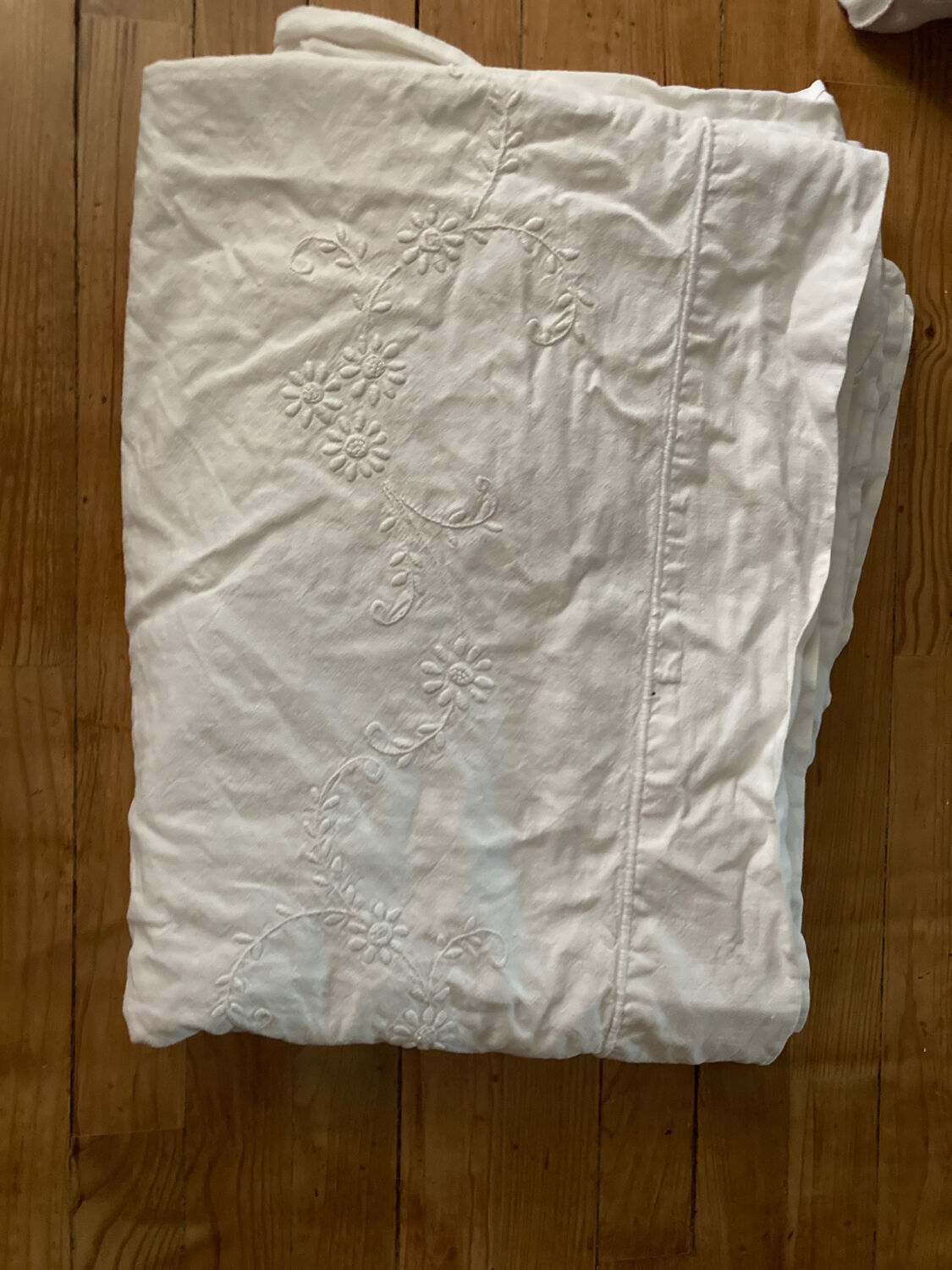 Linen and cotton sheet