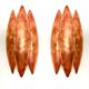 Set of 2 Unique Patinated Danish Kastor Sconces by Jo Hammerborg for Fog an