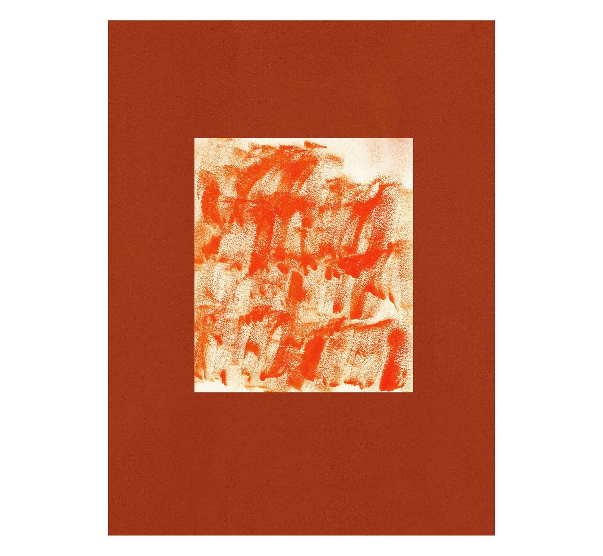 Abstract art poster based on a painting signed Eawy.