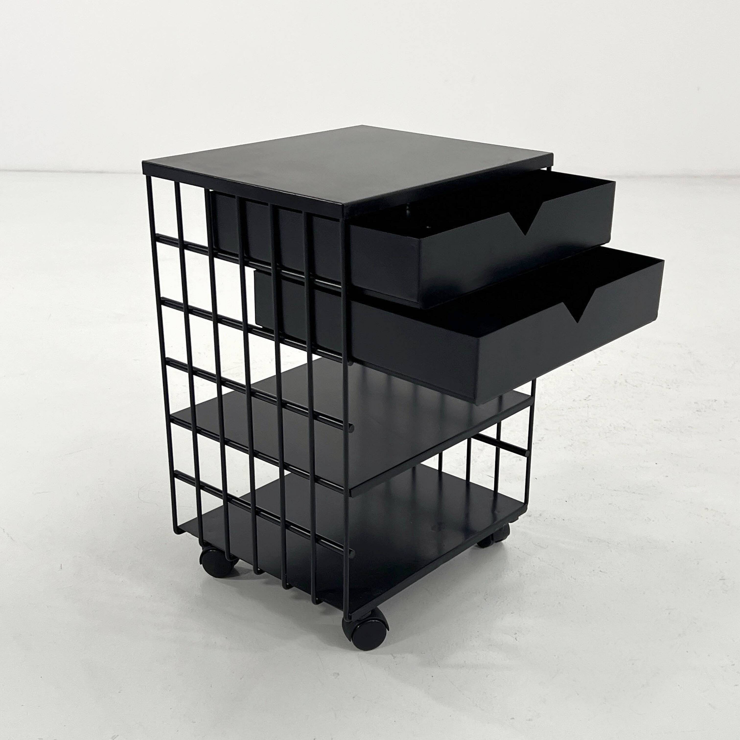 Like drawers on wheels by Bruna Rapisarda for Robots, 1980