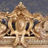 19th century mirror with glazing beads 195 x 116/126