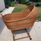 Rattan cradle