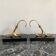 Paire de serre livres modernistes Gold Starry