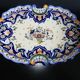 Blue ceramic tray of Desvres
