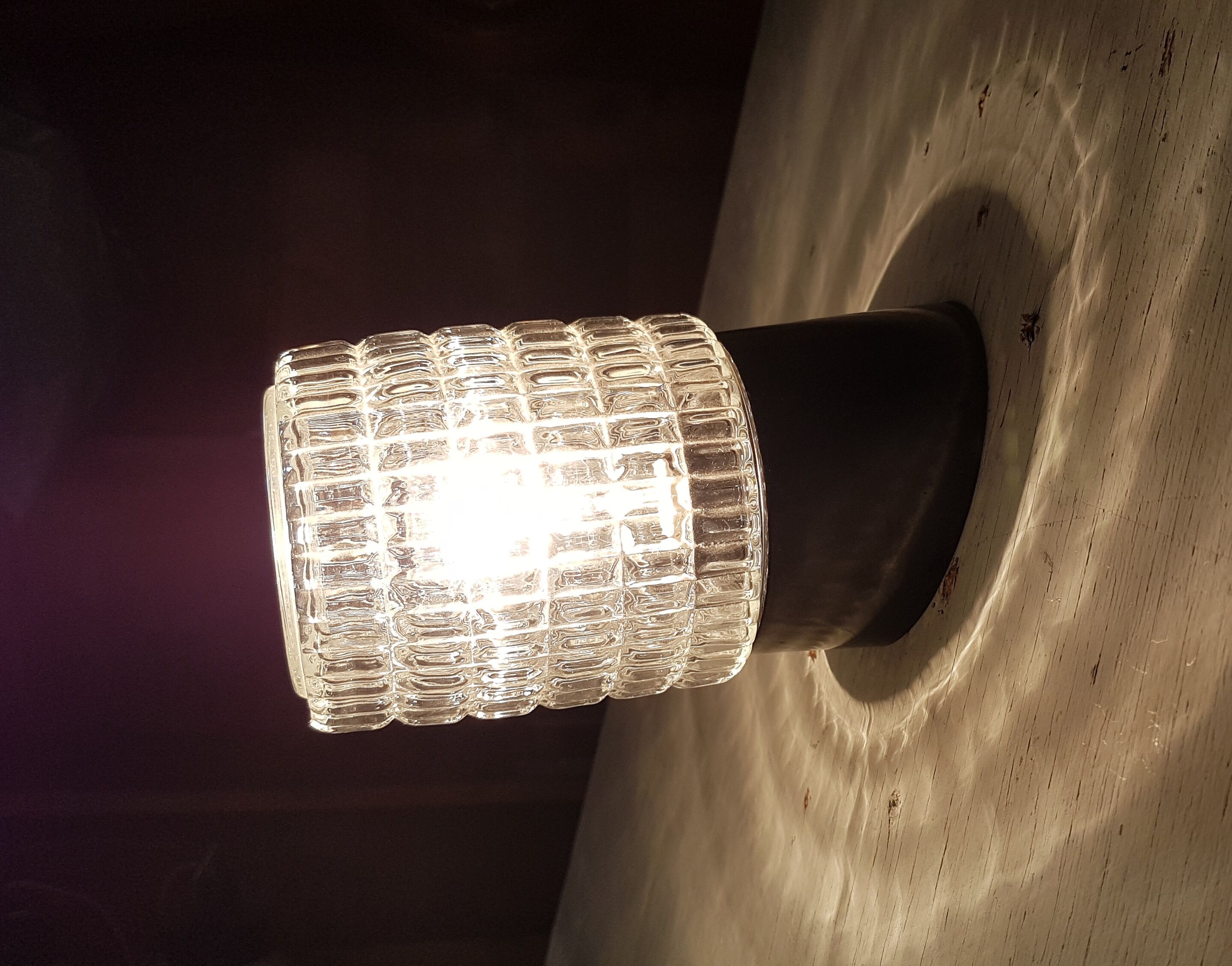 Vintage 1970 Horse Shoe wall light