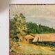 Peinture à l'huile sur toile "Maison et forêt" n°7