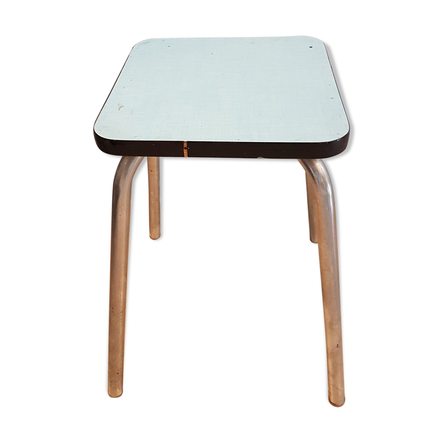 Sky blue formica stool