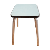 Sky blue formica stool