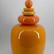 Important "Galets" ceramic lamp – Maison François Chatain, circa 1980