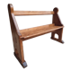 Antique wooden bench church bench hall bench 120 cm