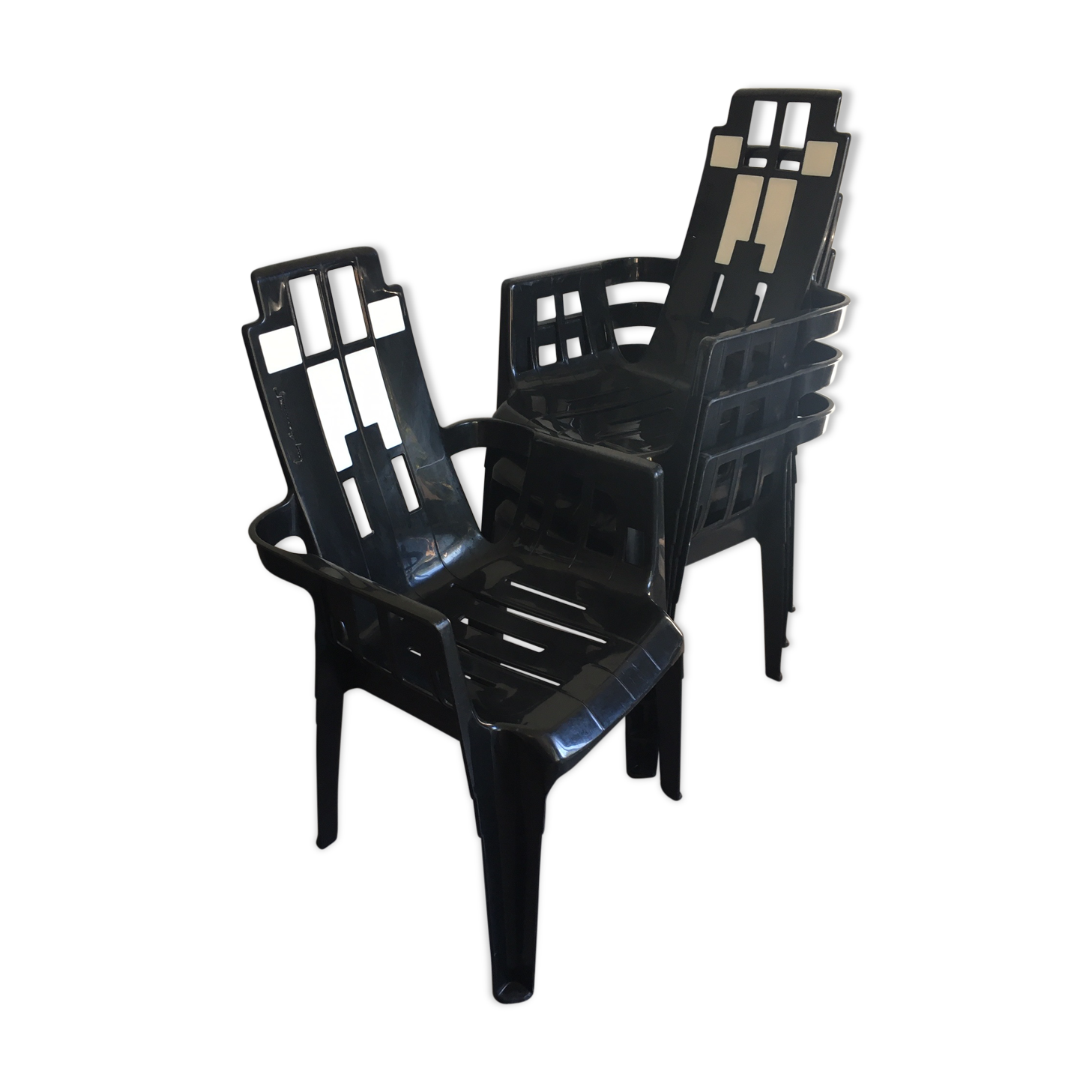 4 chaises 'Boston' de Pierre Paulin pour Henry Massonnet
