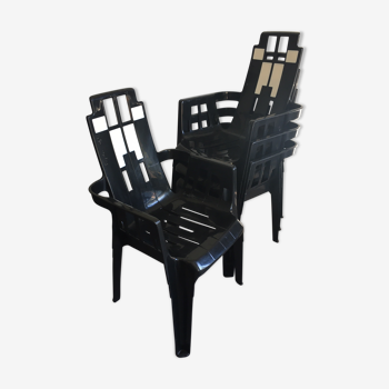 4 chaises 'Boston' de Pierre Paulin pour Henry Massonnet