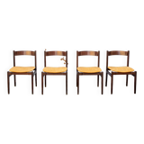 Sedie da pranzo nr. 104 di G. Frattini per Cassina, anno 1961, set di 4