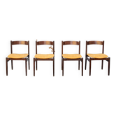Sedie da pranzo nr. 104 de G. Frattini pour Cassina, année 1961, série de 4