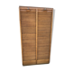 Restored notary cabinet with solid oak curtains