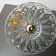 Vintage chiseled glass pendant light