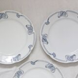 Set of 4 flat plates, Onnaing Algéciras model