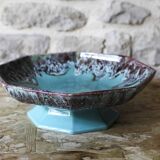 Gaubier Frères Puisaye ceramic standing bowl