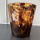 Seau à glaçons vintage Empoli pour Dior – verre soufflé écaille de tortue