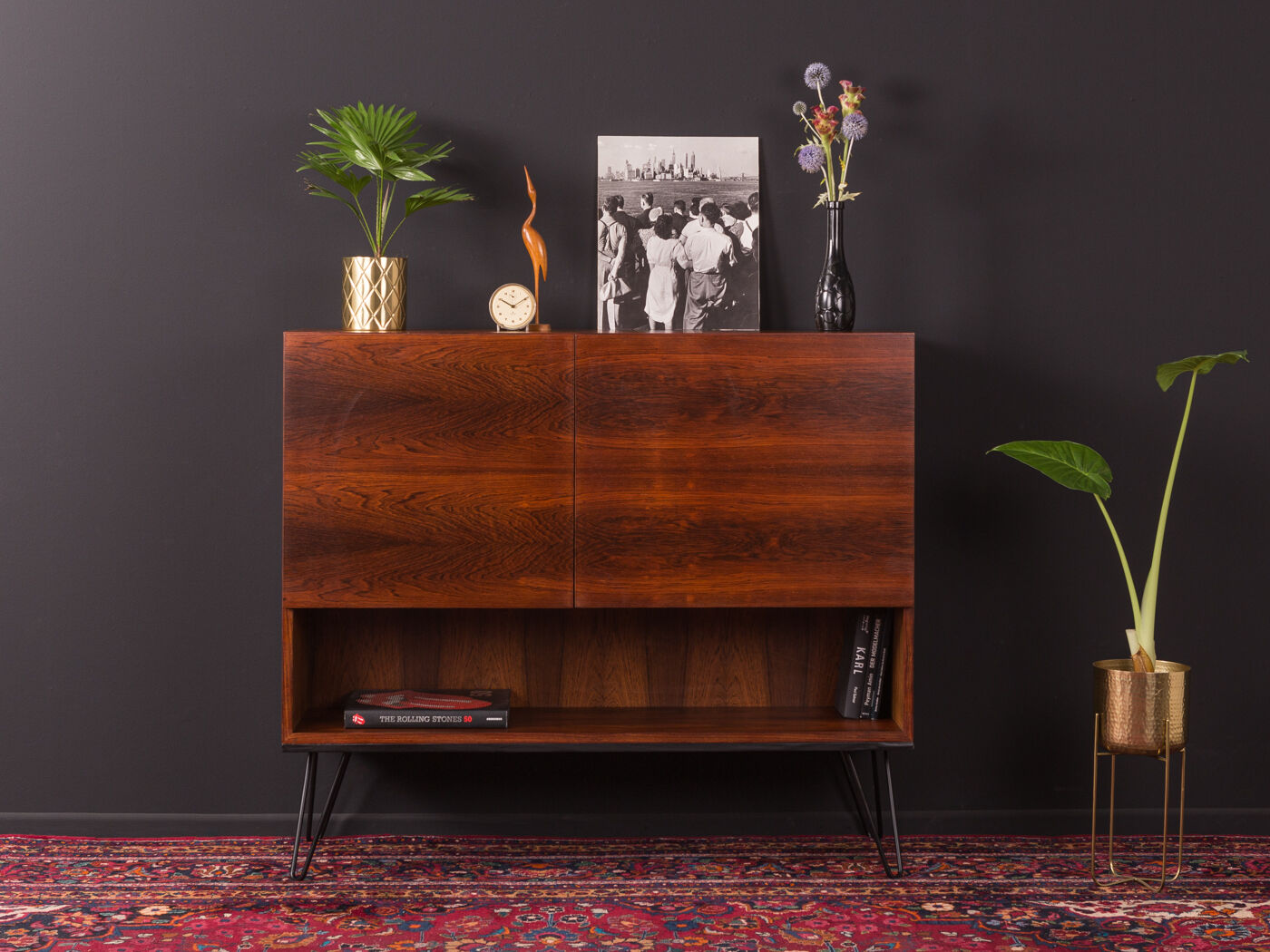 Rosewood chest of drawers from the 1960s