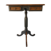 Pedestal table with drawers