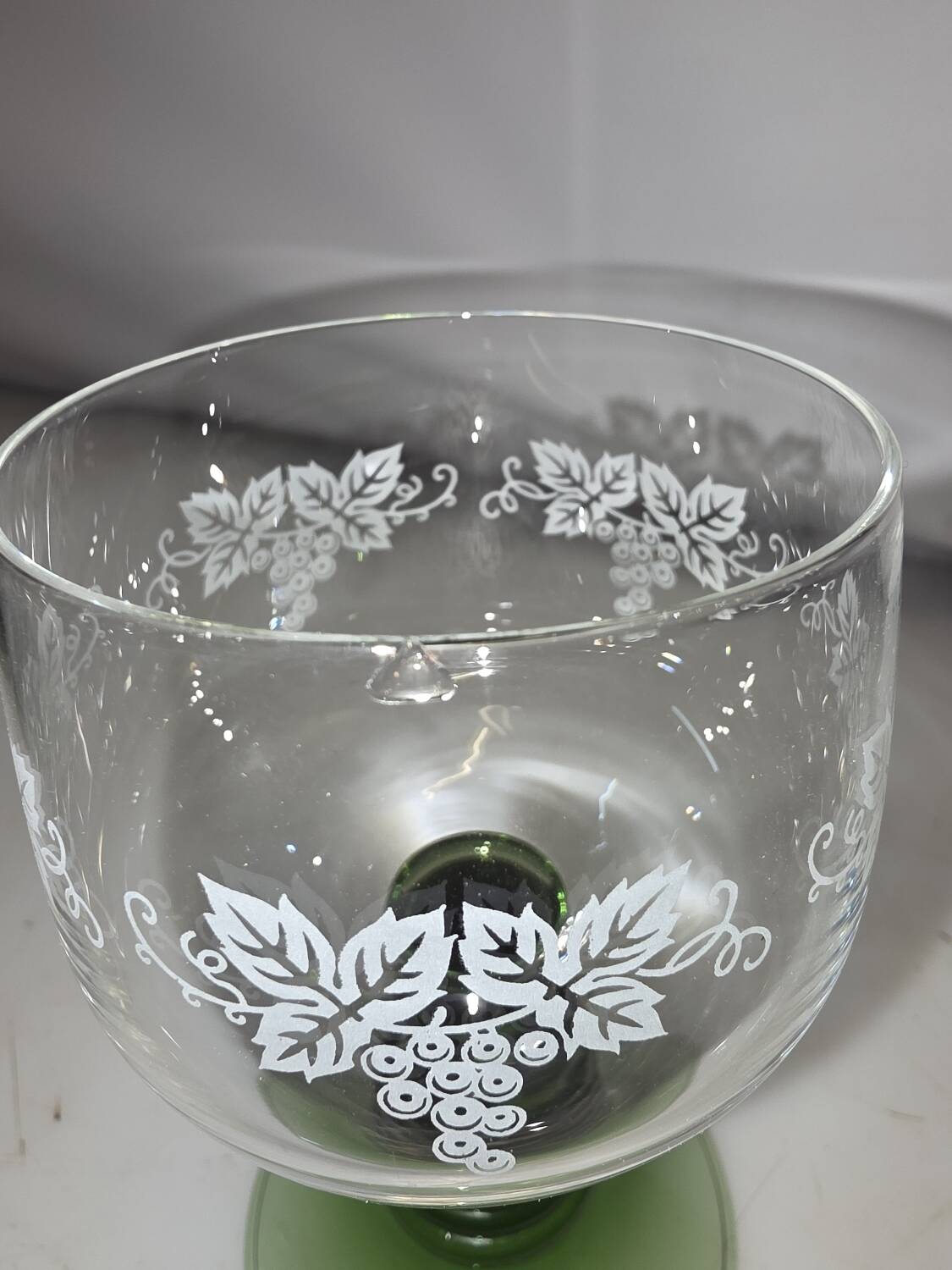 5 Alsace wine glasses from the 70s