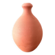 Vase en terre cuite brute