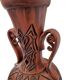Grand vase vintage en céramique marron, années 1960