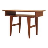 Table basse en teck avec étagère, Danemark, années 1960