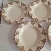 Set of 12 Deep Plates Saint Amand Model 4054
