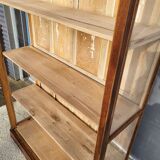 Art Deco oak museum display case