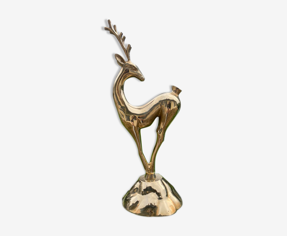Cerf dansant en laiton
