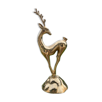 Brass dancing deer