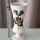 Vintage West Germany Hand-Painted Ceramic Vase | Handarbeit | 22 cm