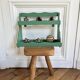 Vintage wall shelf with two shelves