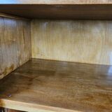 Art decò sideboard in thuja and walnut