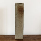 Vintage vase in sandstone, signed