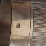 Silver plated towel round - vintage