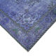 Hand-knotted bohemian turkish 1970s 180 cm x 274 cm purple rug