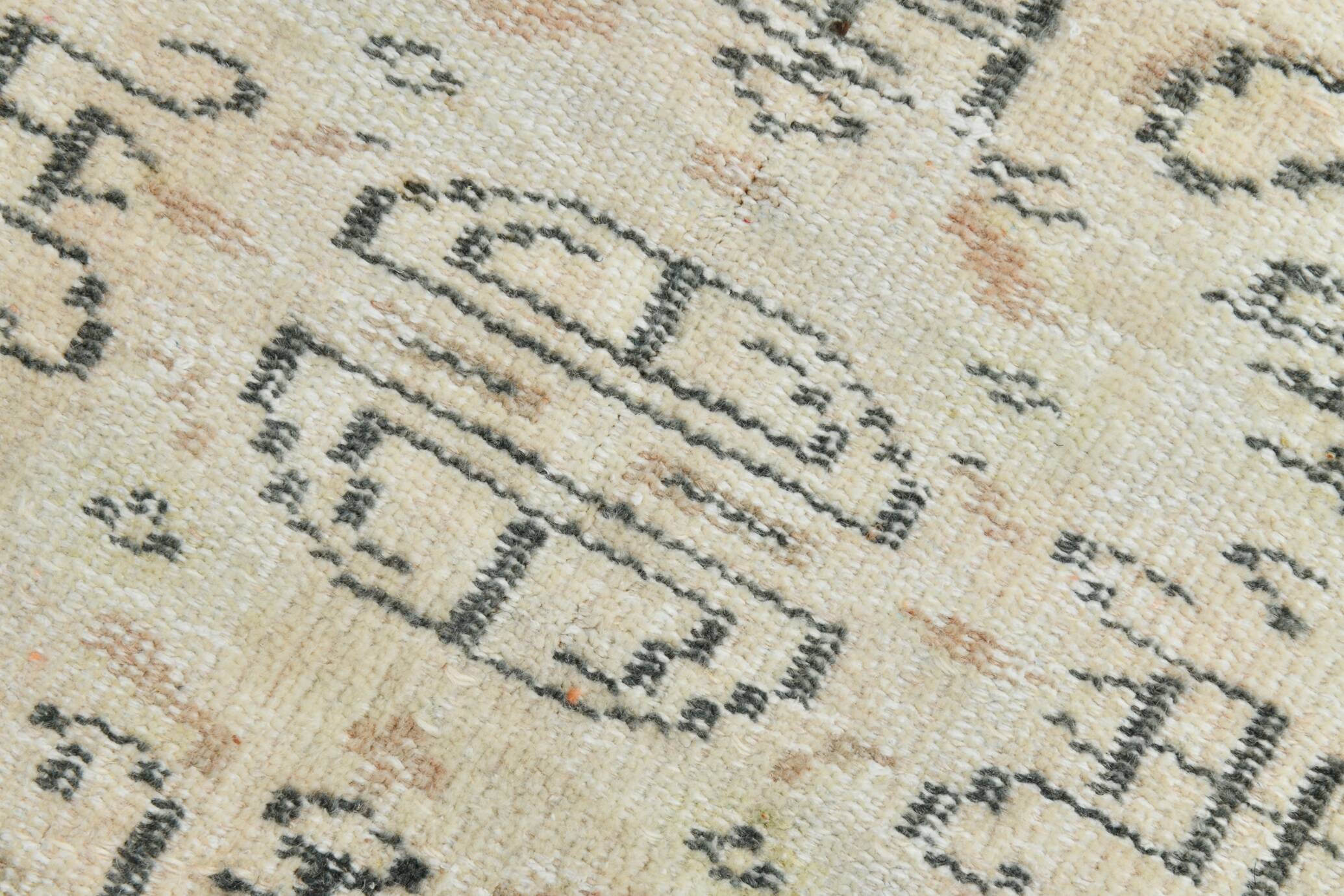 Vintage Turkish Rug, 162x264Cm