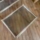 3 nesting bamboo tables