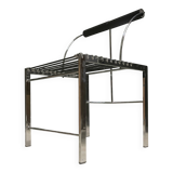 Chaise d'appoint post-moderne rare des années 1980